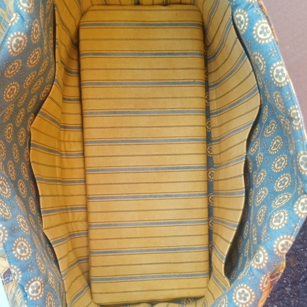Sunflower Design Baby Gym Bag Purse Tote Carry-All With Handles & Matching Case - Picture 13 of 16